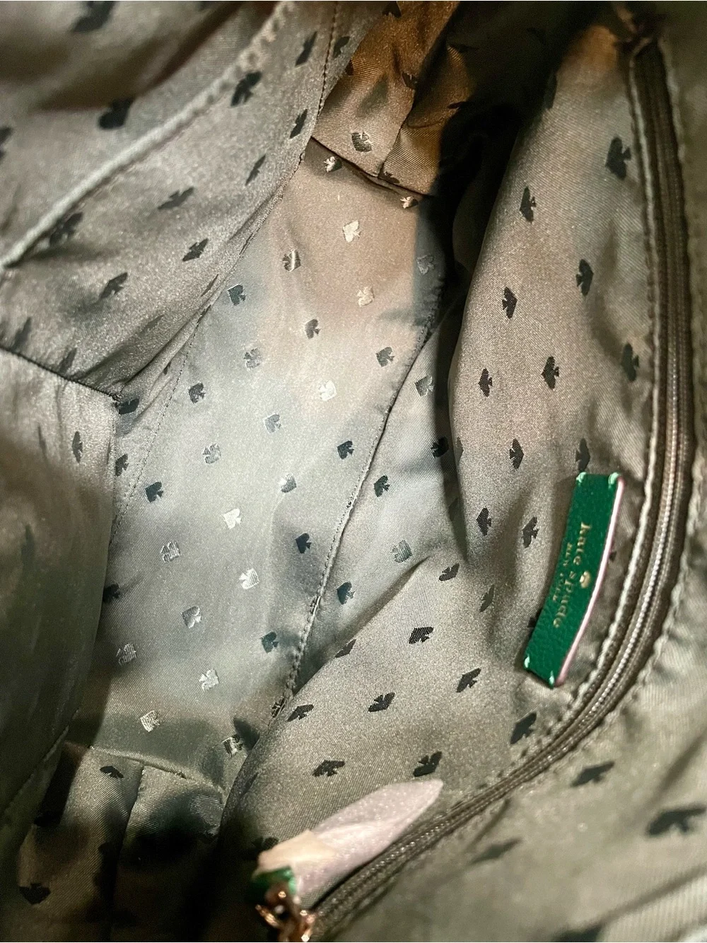 Kate Spade Kelly Green Pebbled Leather Shoulder Bag